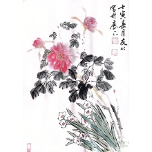 花鸟画《富贵神仙》郭培玉