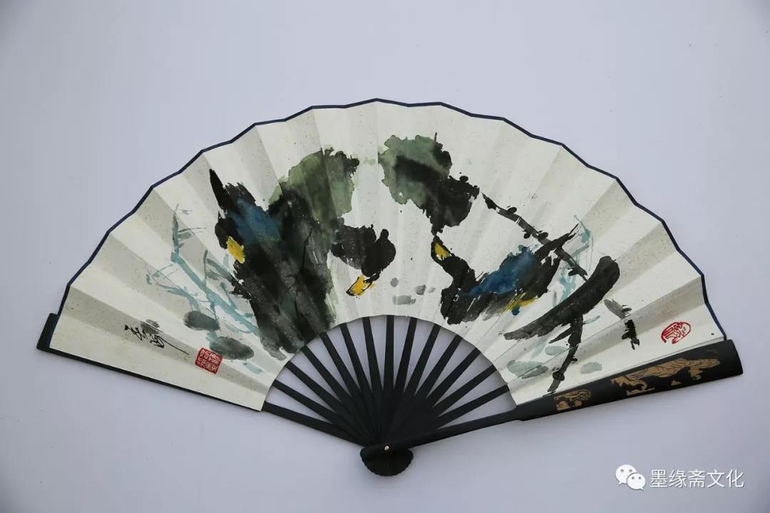 扇子定制-手工绘制_定制类_【墨缘斋文化官网】专售真迹书画网|山水画|花鸟画|人物画|动物画|装饰画|书法|油画